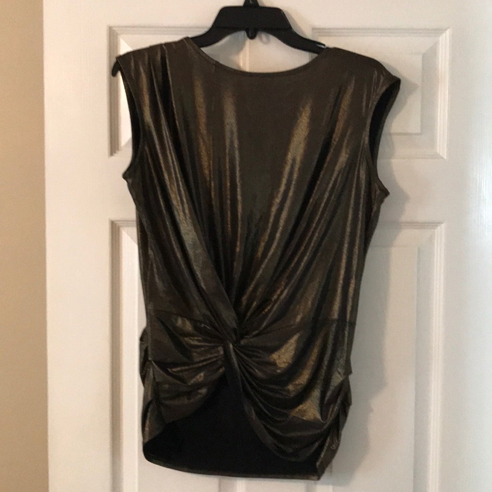 Gold Flashy Top
